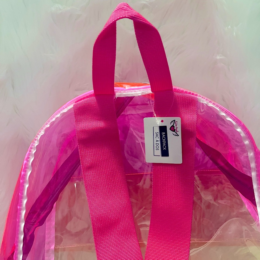 HP! Transparent Vinyl Rainbow Clear Stadium Backpack - Multicolor - Picture 6 of 7